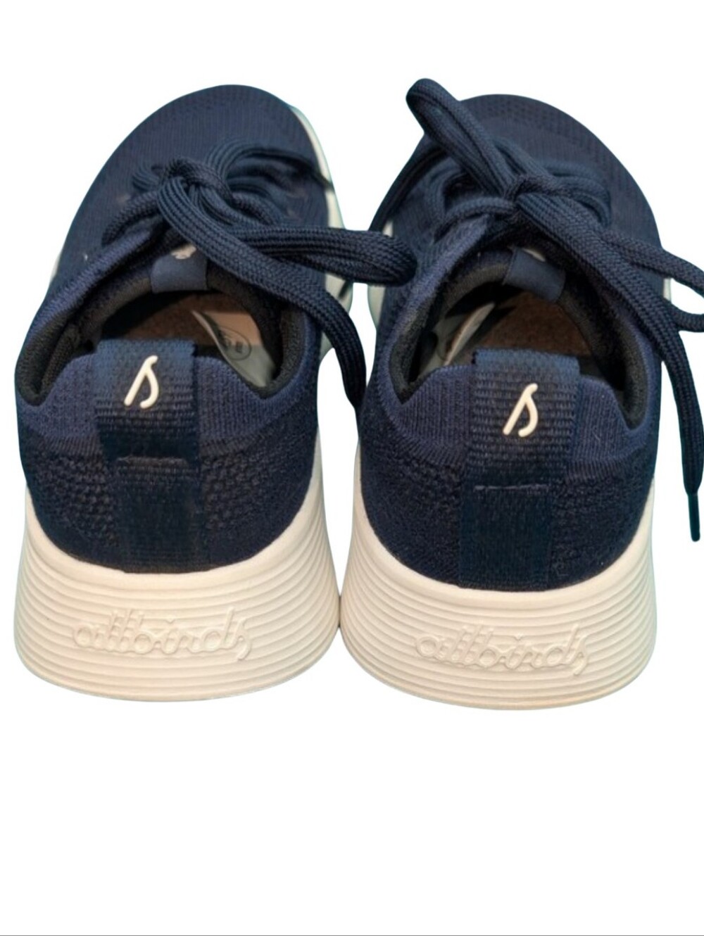 Allbirds Tree Runner Go Deep Navy Blue Knit Everyday Sneakers Womens 7.5 - Picture 6 of 7